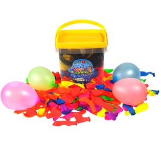 200 Ballons de baudruche &agrave; eau dans un seau (12 pcs)
